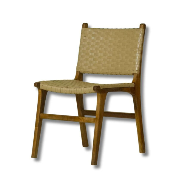 Wooden Chairs with Synthetic Rattan