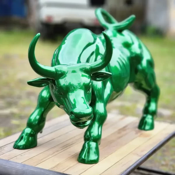 fiberglass bull statue